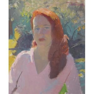 Artwork Title: Portrait of a Woman with Red Hair