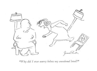 Artwork Title: Why Did I Ever Marry Below My Emotional Level!