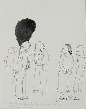 Artwork Title: This is George Busby, Darling and He’s in Marvellous Form
