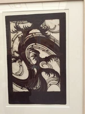 Artwork Title: Japanese Dyeing stencils (Katagami)