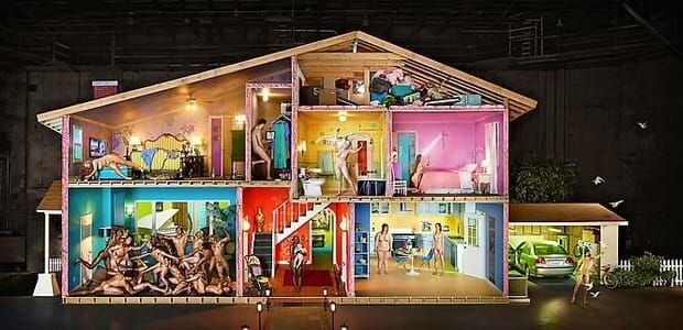 Artwork Title: Self Portrait As A House