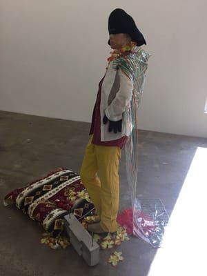 Artwork Title: Schauspieer, Mannequin, Pillow, Fabric, Leather, P