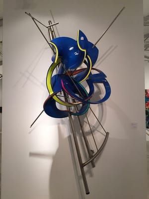 Artwork Title: ABS (blue)  And Stainless Steel