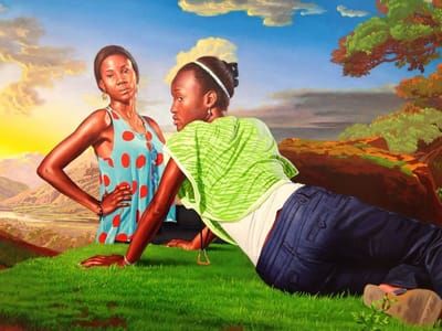 Artwork Title: Gossiping Women