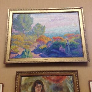 Artwork Title: Two women by the Shore, Mediterranean