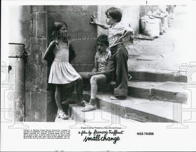 Artwork Title: 1976 Press Photo Actors Appear In Francois Truffaut Film SMALL CHANGE