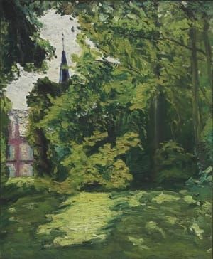 Artwork Title: Garden And Chapel At Blainville