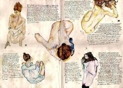 Artwork Title: FromSchiele's Notebook