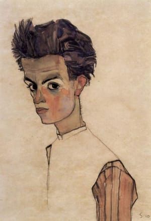 Artwork Title: Self Portrait, (Leopold Museum)