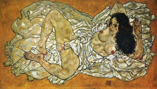 Artwork Title: Reclining woman (Leopold Museum)