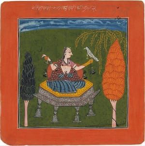 Artwork Title: Sanveri Ragini: Folio from a ragamala series (Garland of Musical Modes)