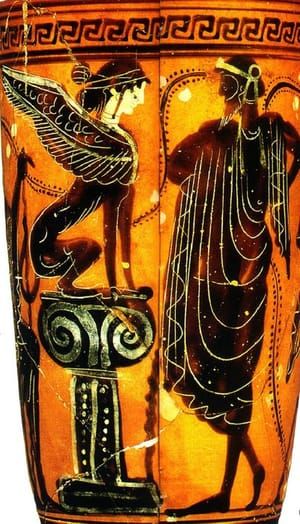 Artwork Title: Oedipus Solves The Riddle Of The Theban Sphinx