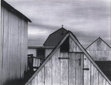 Artwork Title: Barns And Sheds, Louiseville, Quebec