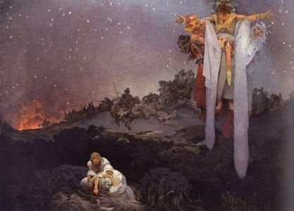 Artwork Title: Slav Epic #1 : The Slavs in Their Original Homeland