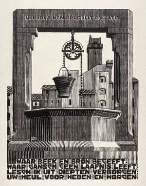 Artwork Title: Waterput (Well), pl.XXI from the book, XXIV Emblemata