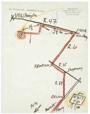 Artwork Title: Letter from Alexander Calder to Ben Shahn, February 24
