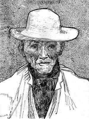 Artwork Title: Farmer with Straw Hat