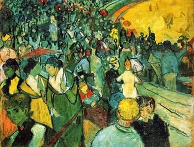Artwork Title: Spectators in the Arena at Arles
