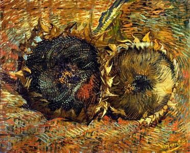 Artwork Title: Still Life with Two Sunflowers