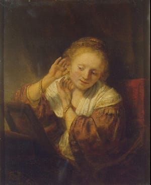 Artwork Title: Young Woman with Earrings