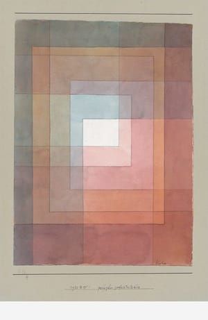Artwork Title: Polyphon gefasstes Weiss (White Framed Polyphonically)