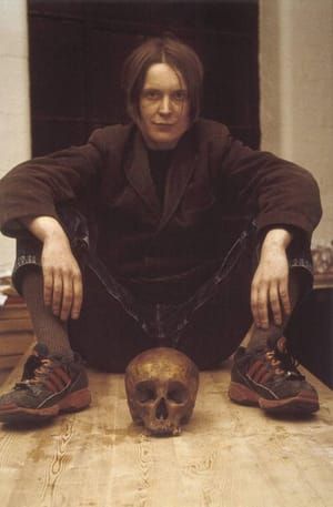 Artwork Title: Self Portrait With a Skull