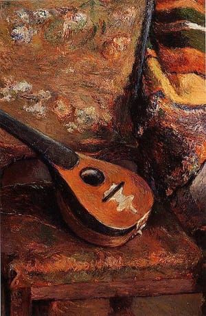 Artwork Title: Mandoline Sur Une Chaise