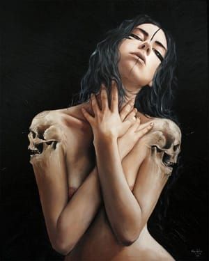 Artwork Title: Skull Shoulder