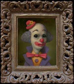 Artwork Title: Purple Clown