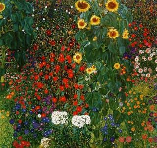 Artwork Title: Farm Garden with Sunflower