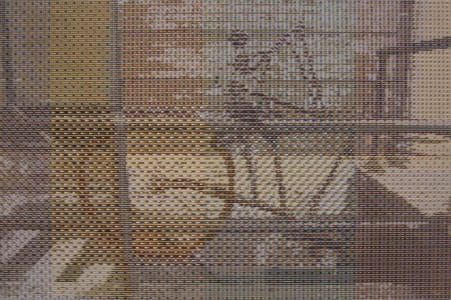 Artwork Title: Broken Bicycle On A Railing