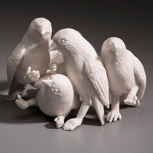 Artwork Title: Panhandlers: House Sparrow
