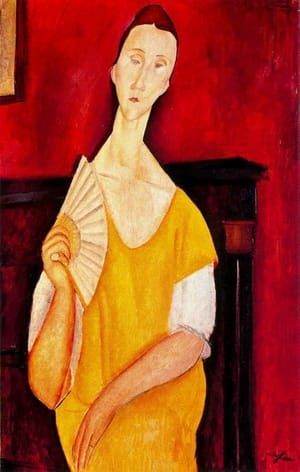 Artwork Title: Woman with a Fan (Lunia Czechowska)