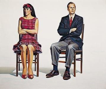 Artwork Title: Two Seated Figures
