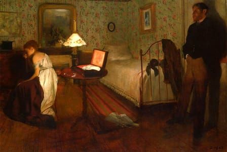 Artwork Title: Interior (Intérieur), also known as The Rape (Le Viol)