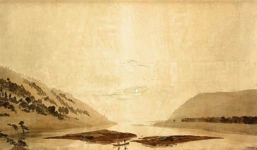 Artwork Title: Mountainous River Landscape Day Version