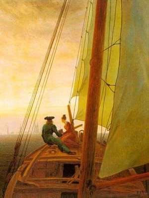Artwork Title: On Board A Sailing Ship