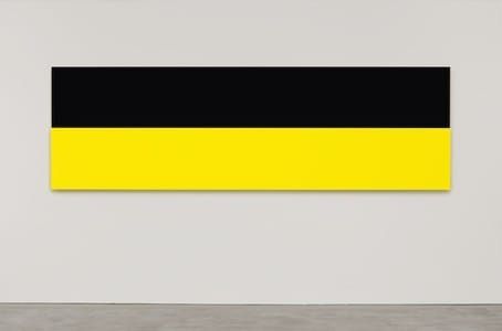 Artwork Title: Yellow Relief over Black