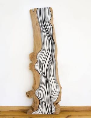 Artwork Title: Black and White Plank #4
