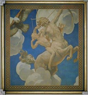 Artwork Title: Chiron and Achilles