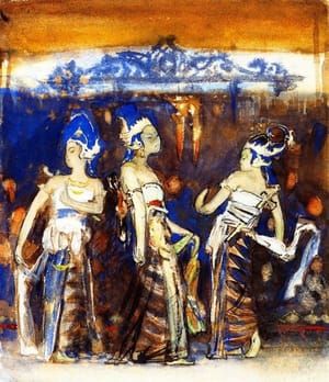 Artwork Title: Javanese Dancing Girls
