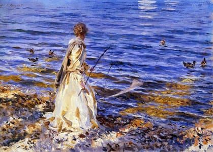 Artwork Title: Girl fishing