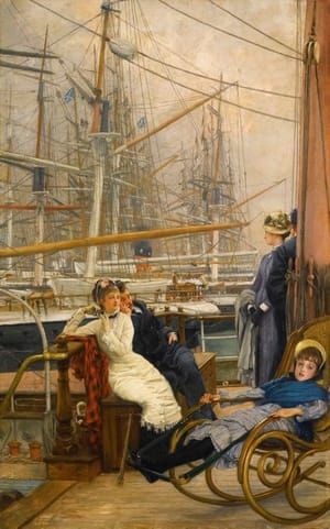 Artwork Title: A Visit to the Yacht