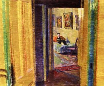 Artwork Title: Woman Reading