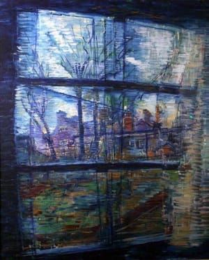 Artwork Title: Hampstead Through a Window
