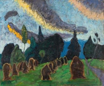 Artwork Title: Abendwolken (Evening Clouds)