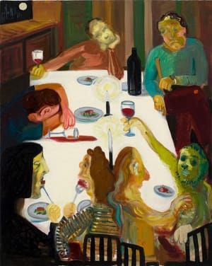 Artwork Title: Study for Winter Solstice Dinner Party