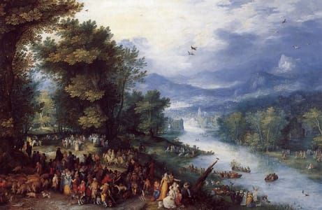 Artwork Title: Landscape with The Young Tobie