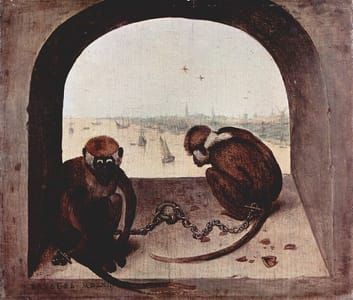 Artwork Title: Two Monkeys