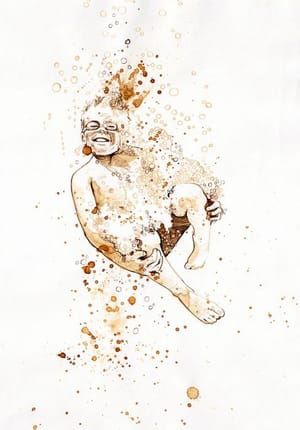 Artwork Title: The First Sip Of Coffee